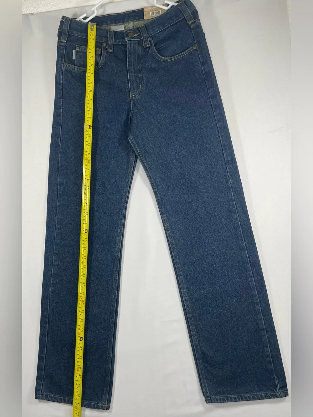 Carhartt Men's Relaxed Straight-Leg Jeans in Deep Blue Denim